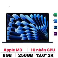 Macbook Air M3 13 inch 2024 8GB - 256GB | Chính hãng Apple Việt Nam main image