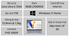 Laptop Asus VivoBook S 14 OLED S5406MA-PP136W main image