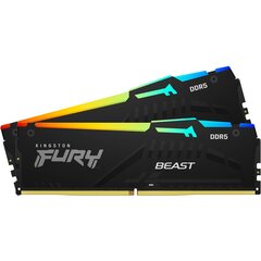 RAM Kingston FURY Beast RGB 32GB (2x16) DDR5-6000 CL40 (KF560C40BBAK2-32) main image