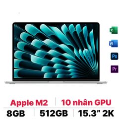MacBook Air 15 inch M2 2023 8GB 512GB | Chính hãng Apple Việt Nam main image