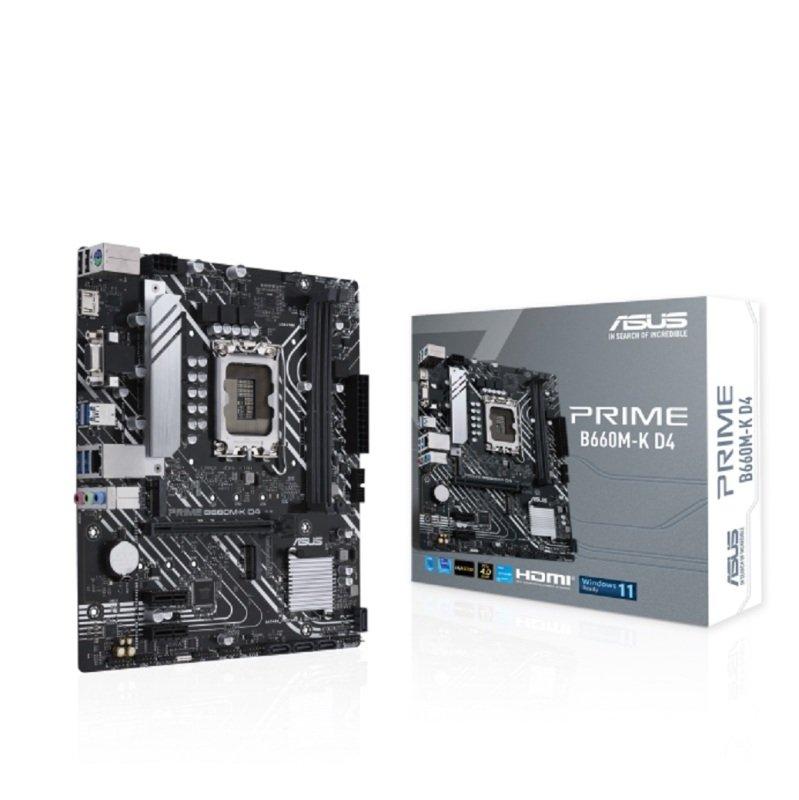 Bo mạch chủ Asus PRIME B660M-K D4 Micro ATX LGA1700 slide image 1
