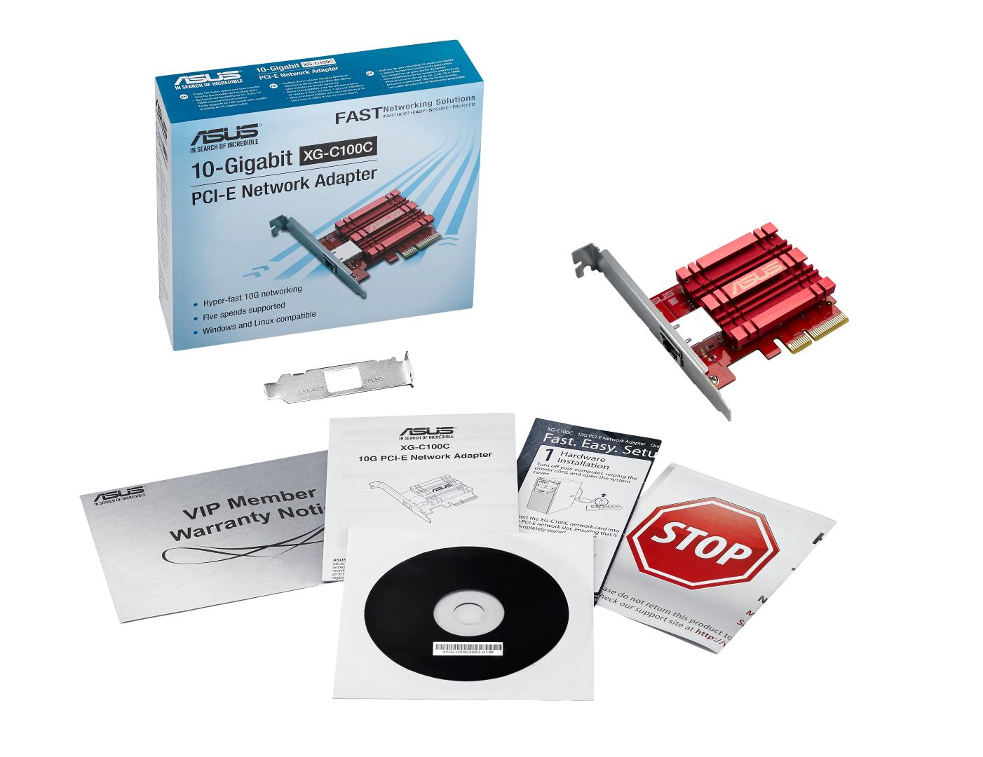 Card mạng Asus XG-C100C 10 Gb/s Ethernet PCIe x4 slide image 2