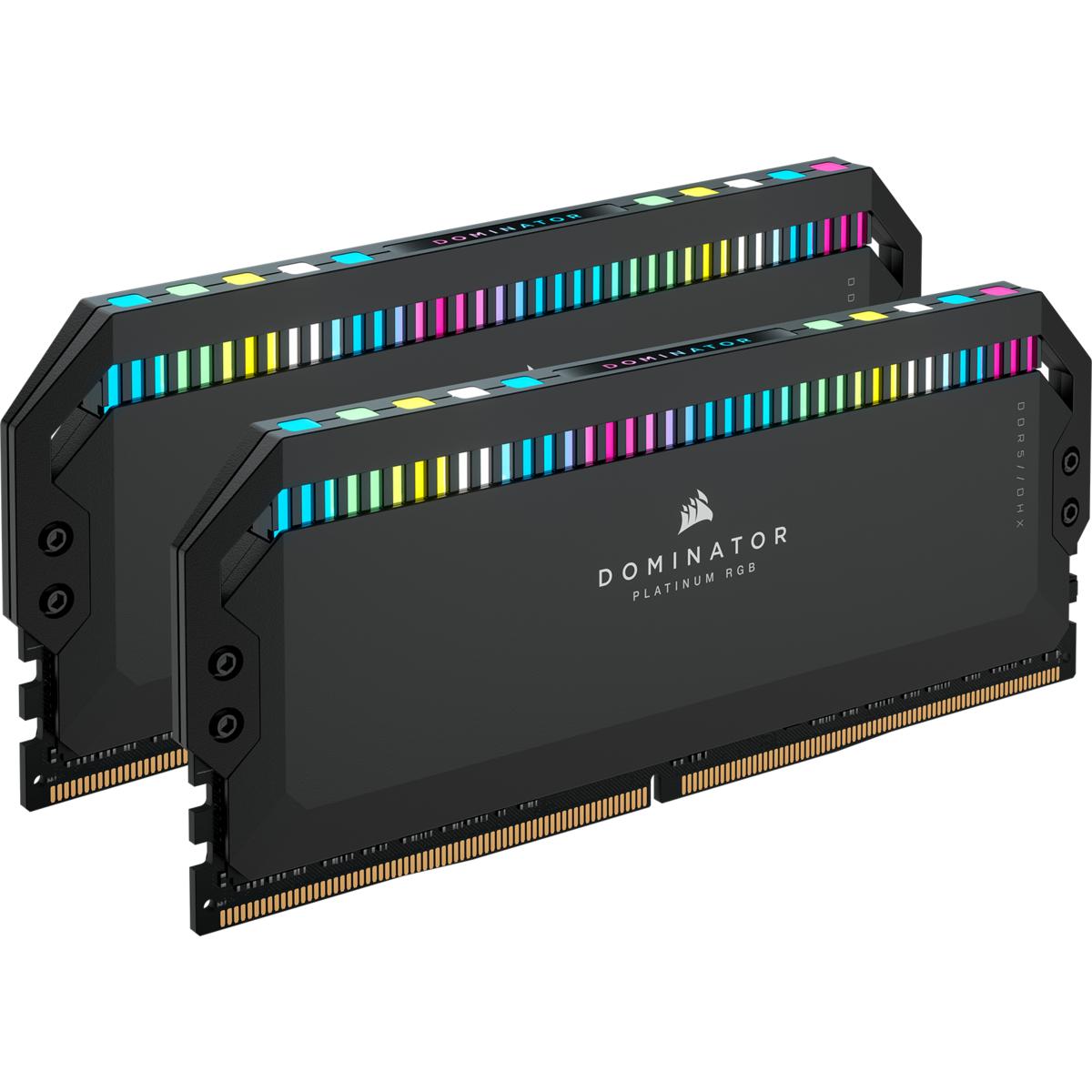 RAM Corsair Dominator Platinum RGB 64GB (2x32) DDR5-6000 CL40 (CMT64GX5M2B6000C40) slide image 0