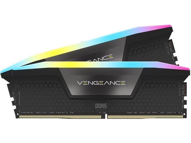 RAM Corsair Vengeance RGB 32GB (2x16) DDR5-5600 CL36 (CMH32GX5M2B5600C40K) slide image 1