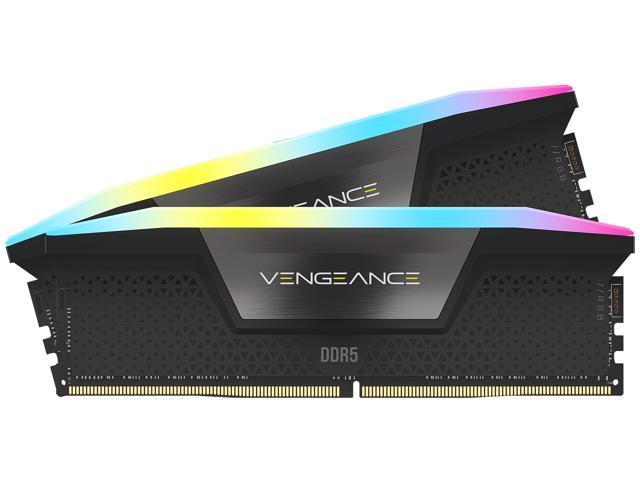 RAM Corsair Vengeance RGB 48GB (2x24) DDR5-5200 CL38 (CMH48GX5M2B5200C38) slide image 1
