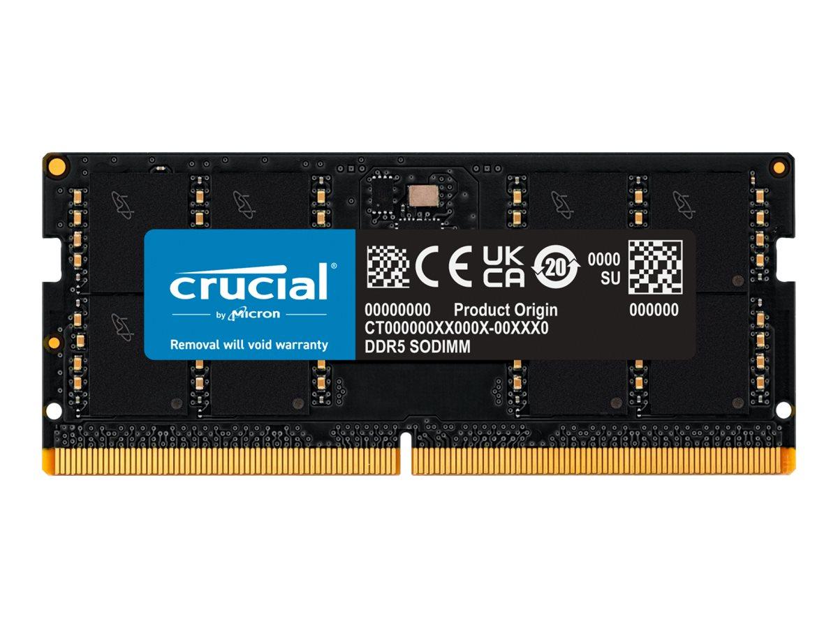 RAM Crucial CT48G56C46S5 48GB (1x48) DDR5-5600 SODIMM CL46 (CT48G56C46S5) slide image 0