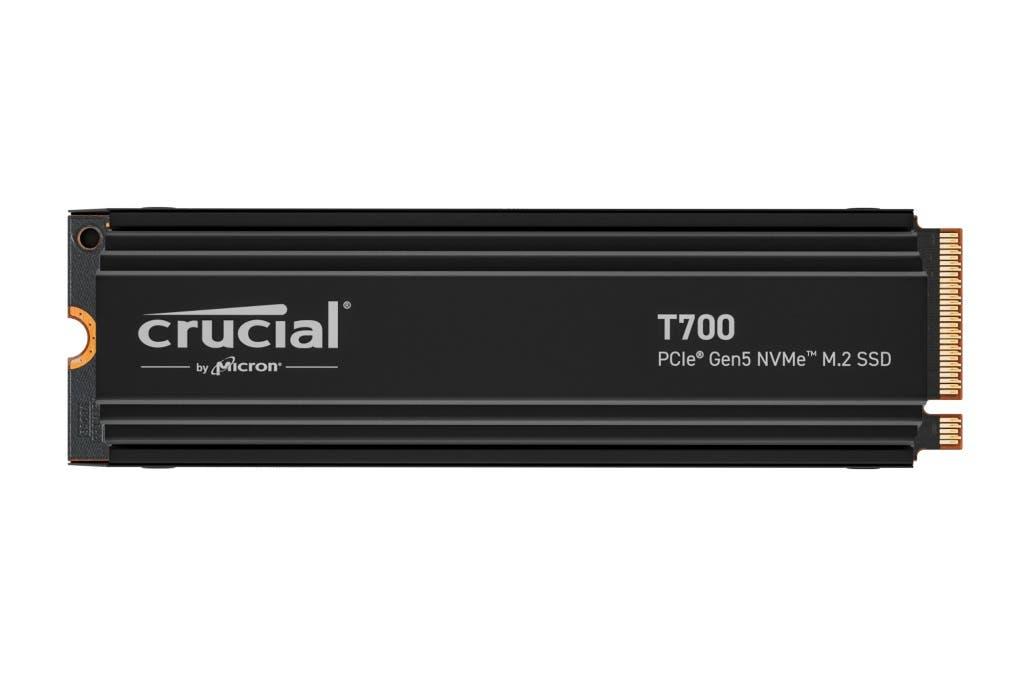 Ổ cứng SSD Crucial T700 W/Heatsink 1TB M.2-2280 PCIe 5.0 X4 NVME slide image 0
