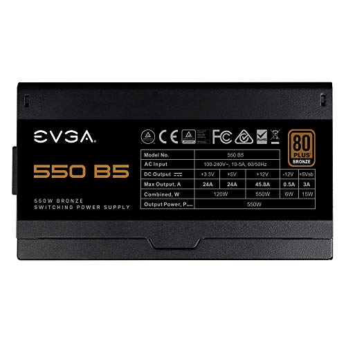 Nguồn máy tính EVGA 550 B5 550W 80+ Bronze ATX slide image 3
