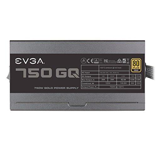 Nguồn máy tính EVGA 750 GQ 750W 80+ Gold ATX slide image 2