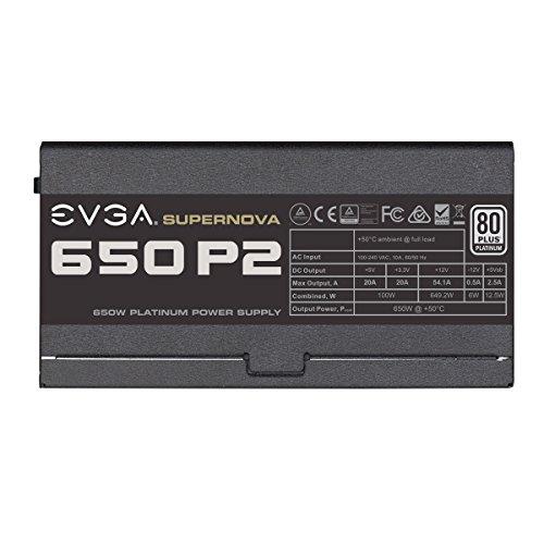 Nguồn máy tính EVGA SuperNOVA 650 P2 650W 80+ Platinum ATX slide image 2