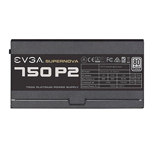 Nguồn máy tính EVGA SuperNOVA 750 P2 750W 80+ Platinum ATX slide image 2