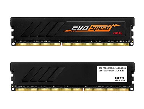 RAM GeIL EVO SPEAR 16GB (2x8) DDR4-2400 CL16 (GSB416GB2400C16DC) slide image 1