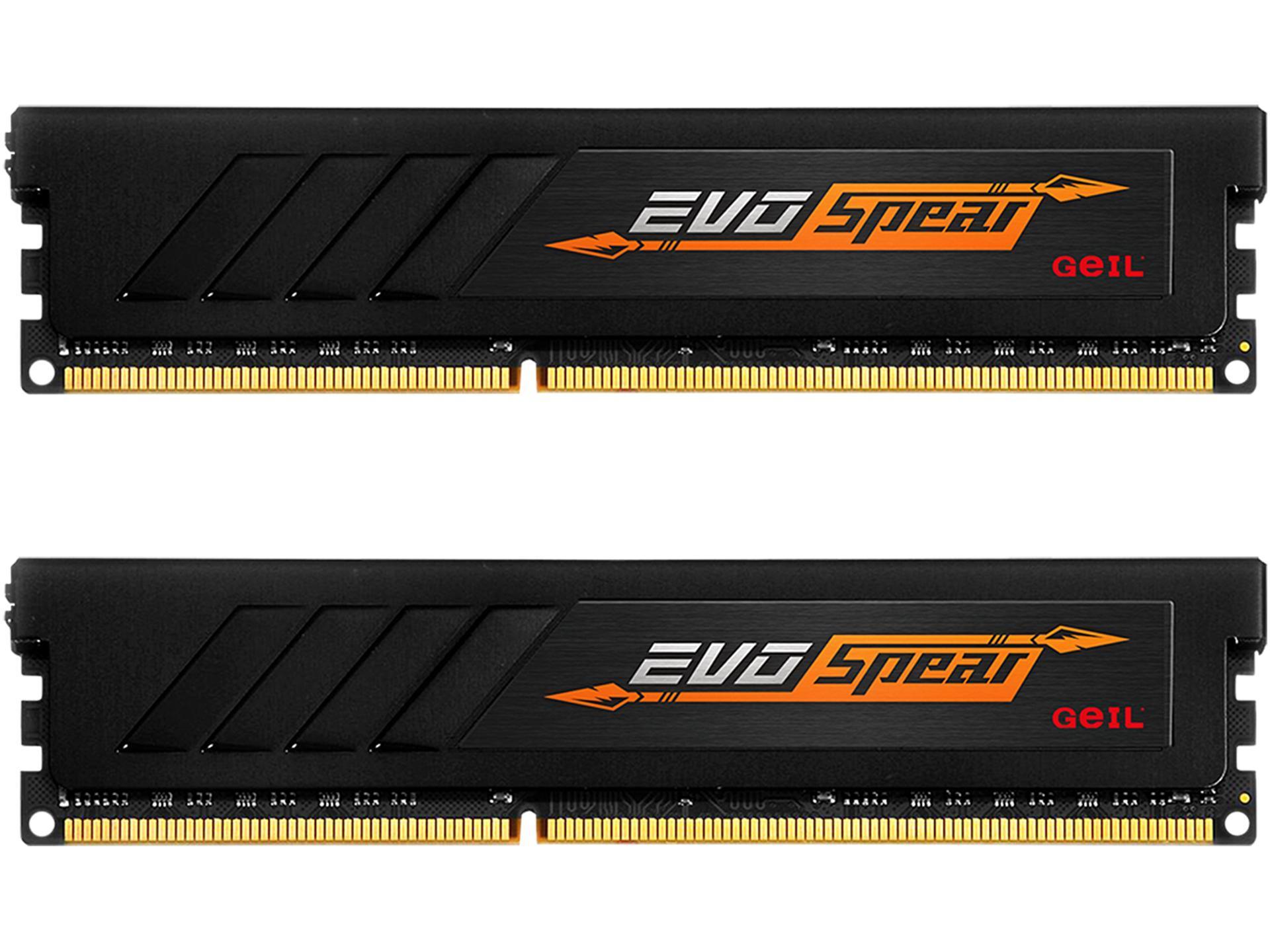 RAM GeIL EVO SPEAR 8GB (2x4) DDR4-2400 CL16 (GASB48GB2400C16DC) slide image 0