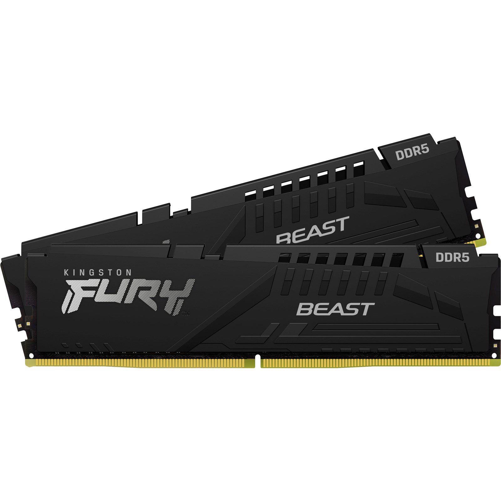 RAM Kingston FURY Beast 32GB (2x16) DDR5-5200 CL40 (KF552C40BBK2-32) slide image 0