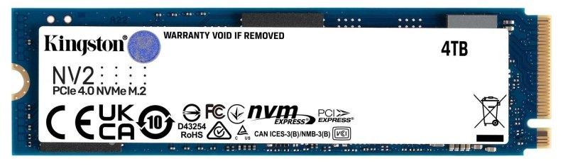 Ổ cứng SSD Kingston NV2 4TB M.2-2280 PCIe 4.0 X4 NVME slide image 0