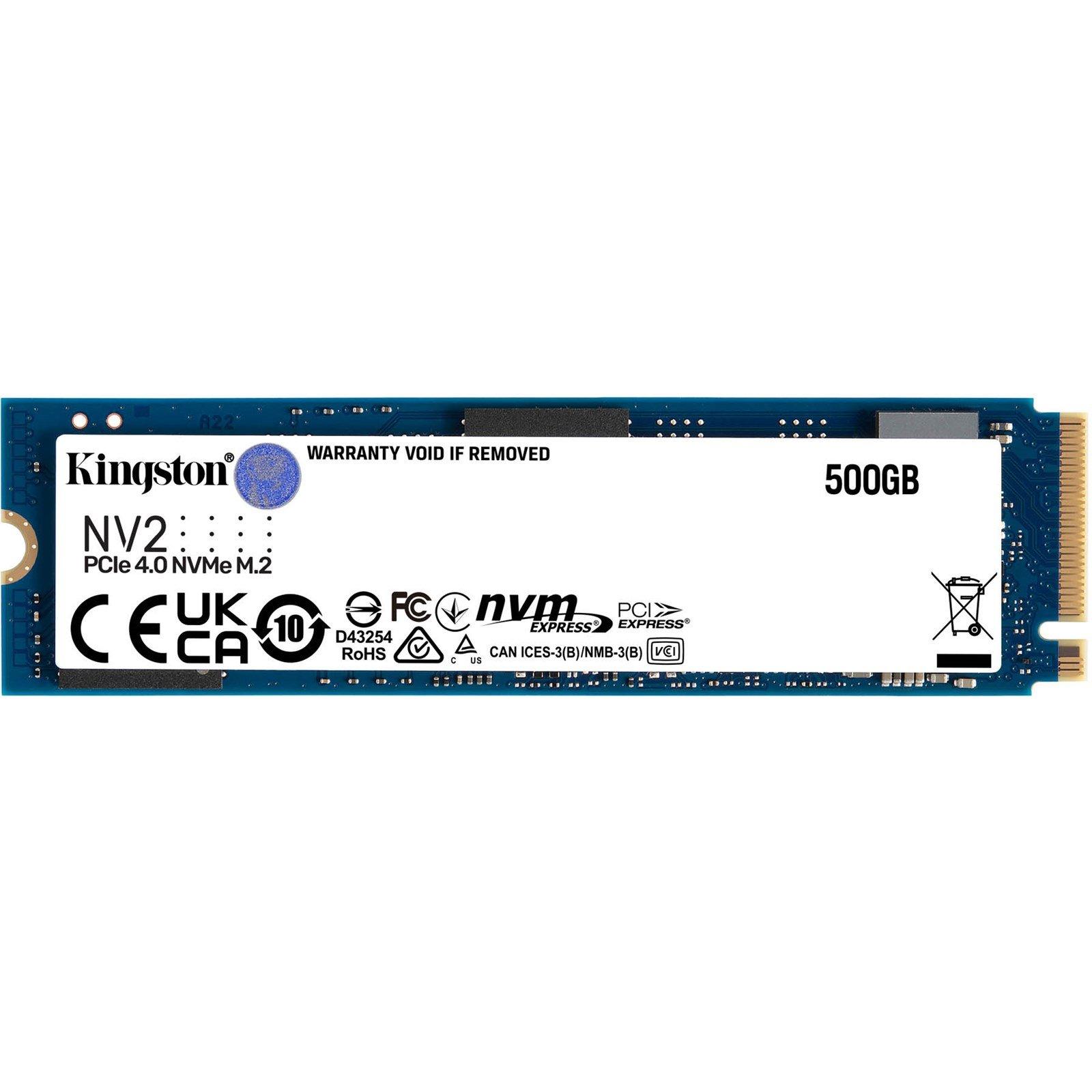 Ổ cứng SSD Kingston NV2 500GB M.2-2280 PCIe 4.0 X4 NVME slide image 0