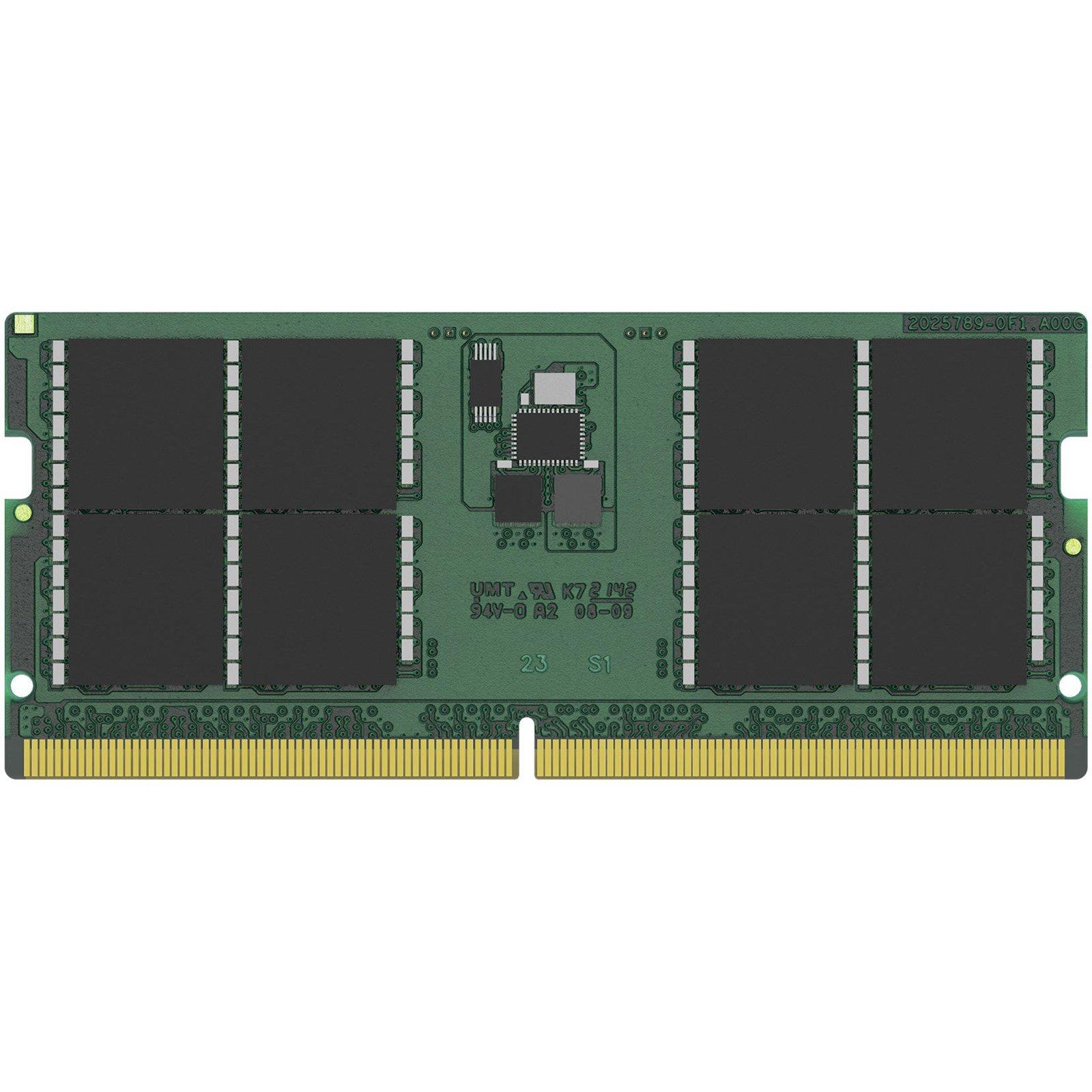 RAM Kingston ValueRAM 32GB (1x32) DDR5-4800 SODIMM CL40 (KVR48S40BD8-32) slide image 0