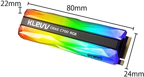 Ổ cứng SSD Klevv CRAS C700 RGB 480GB M.2-2280 PCIe 3.0 X4 NVME slide image 0