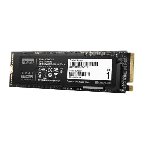 Ổ cứng SSD Klevv CRAS C720 1TB M.2-2280 PCIe 3.0 X4 NVME slide image 2