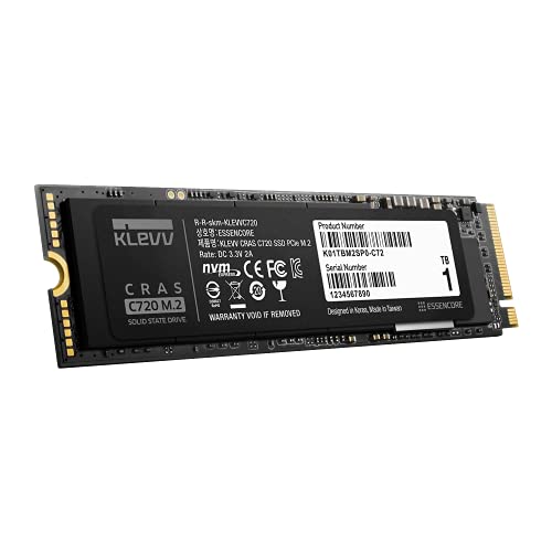 Ổ cứng SSD Klevv CRAS C720 1TB M.2-2280 PCIe 3.0 X4 NVME slide image 1