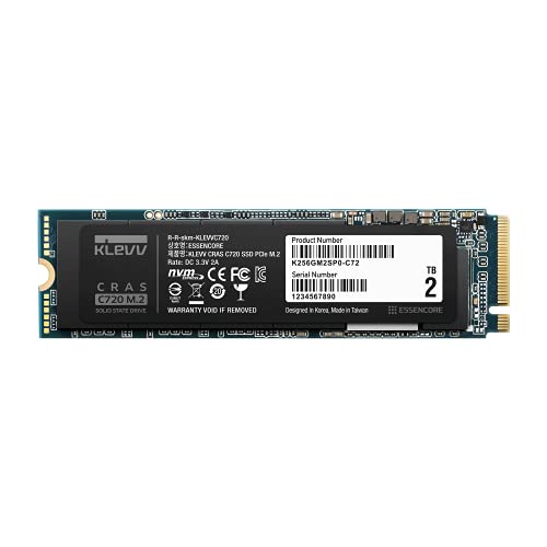 Ổ cứng SSD Klevv CRAS C720 2TB M.2-2280 PCIe 3.0 X4 NVME slide image 0