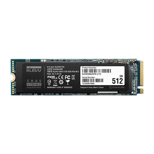 Ổ cứng SSD Klevv CRAS C720 512GB M.2-2280 PCIe 3.0 X4 NVME slide image 0