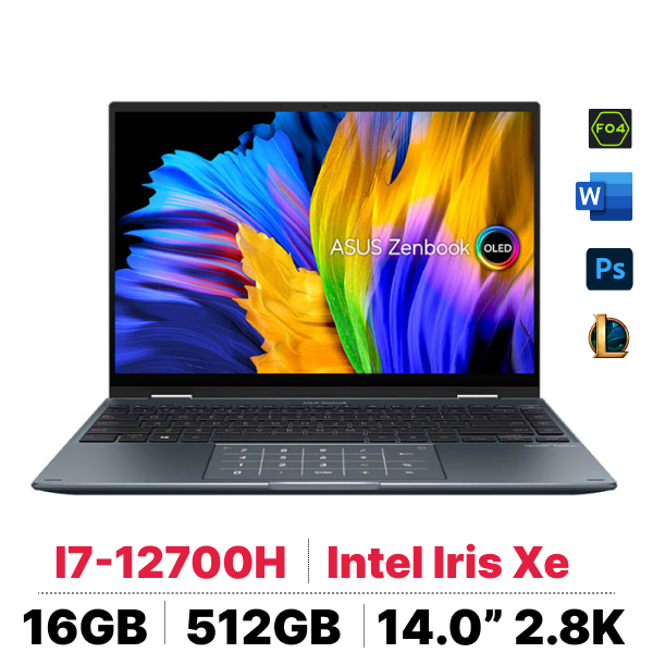 Laptop ASUS Zenbook 14 Flip OLED UP5401ZA-KN101W slide image 0