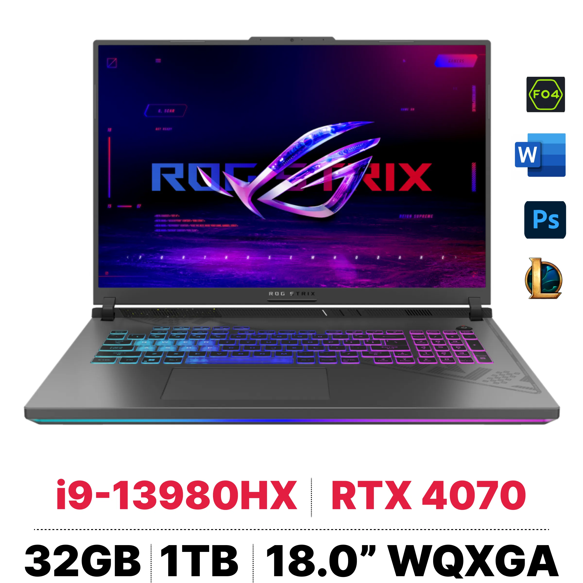 Laptop Asus ROG Strix G18 G814JI-N6063W slide image 0