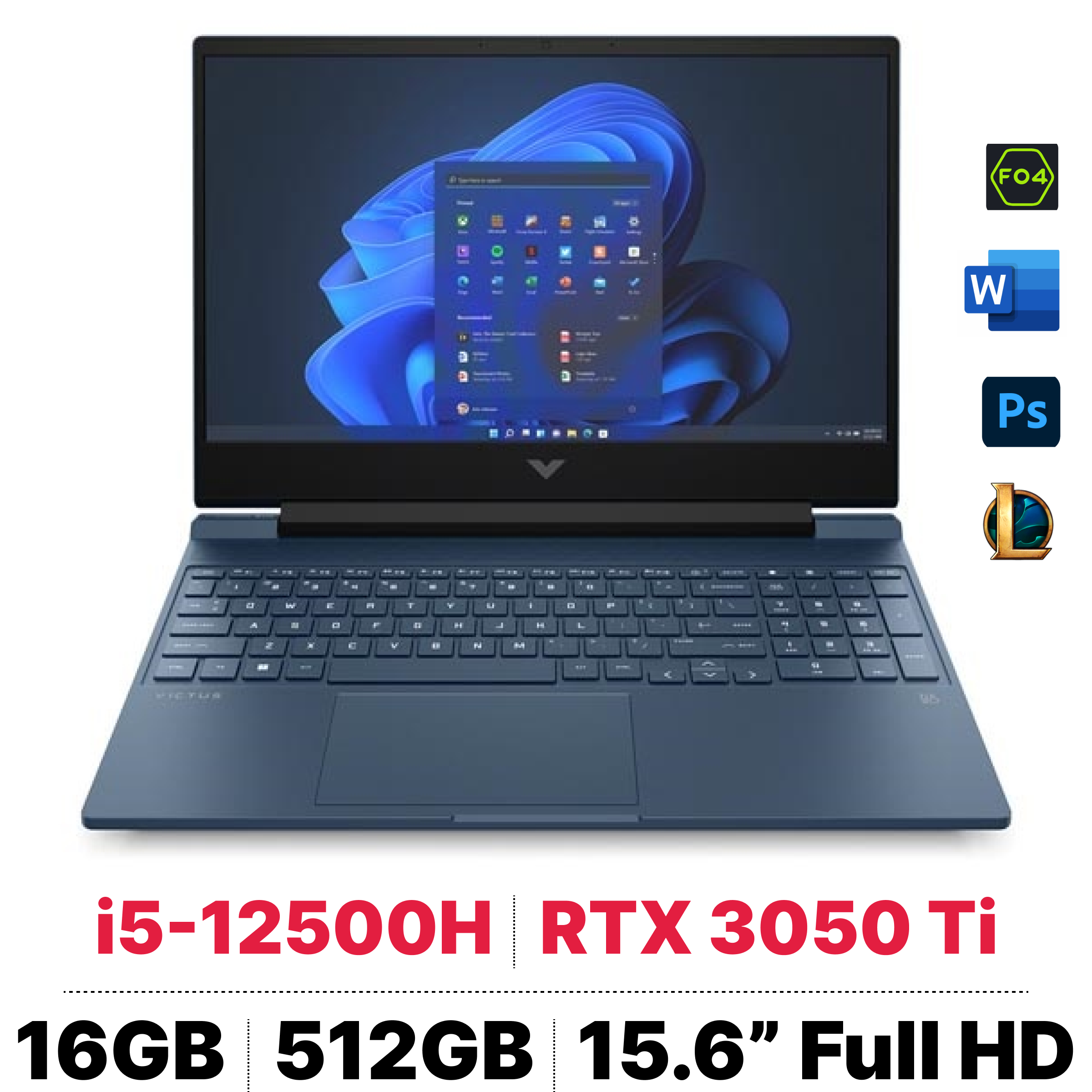 Laptop HP Gaming Victus 15-FA0111TX 7C0R4PA slide image 0