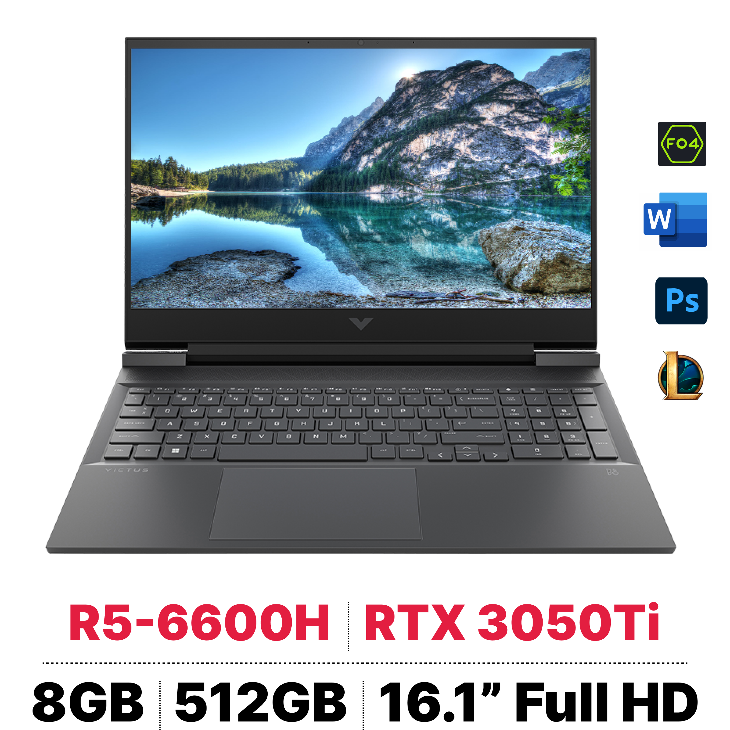 Laptop HP Gaming Victus 16-E1106AX 7C0T1PA slide image 0