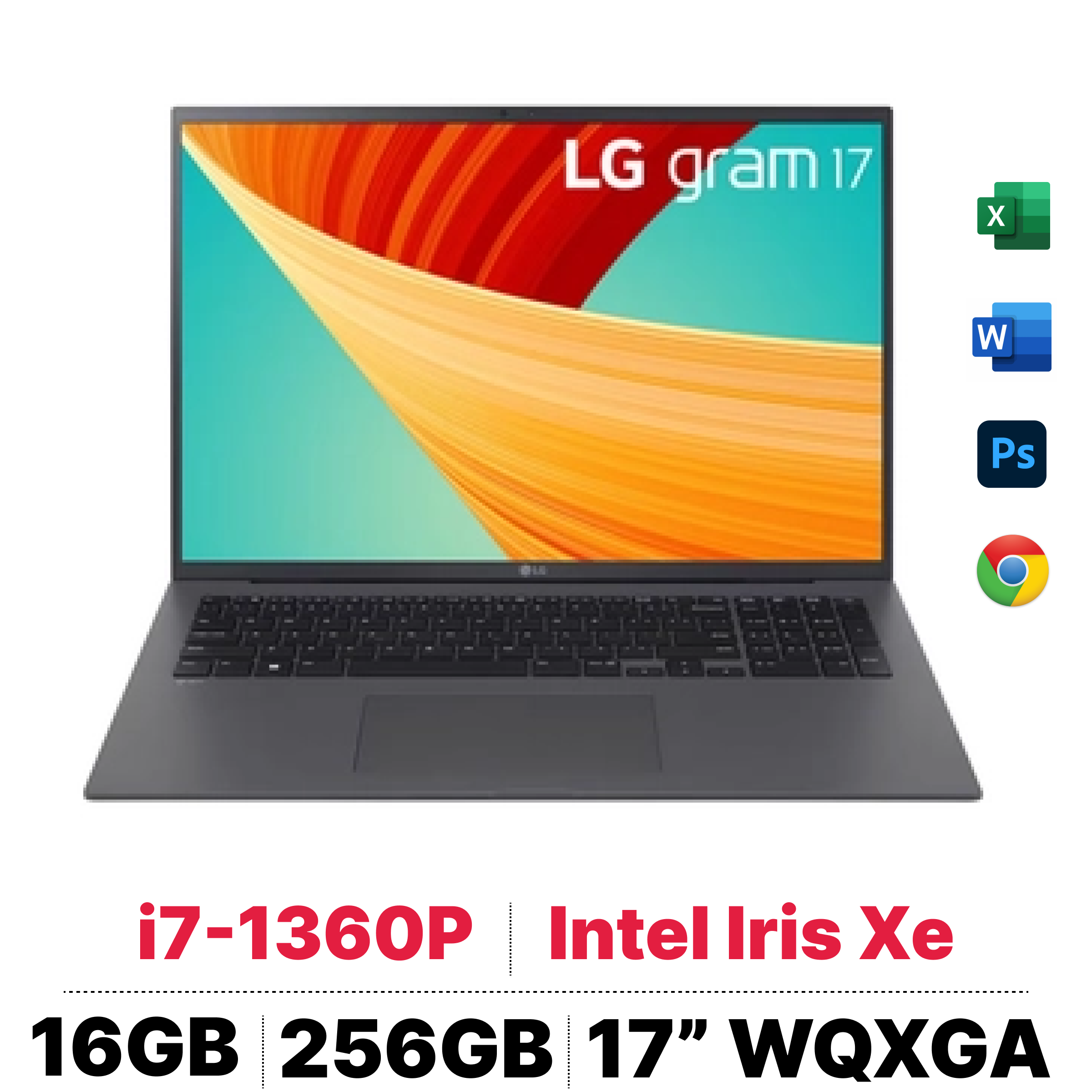 Laptop LG Gram 2023 17ZD90R-G.AX73A5 slide image 0