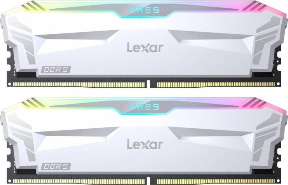 RAM Lexar Ares RGB 32GB (2x16) DDR5-6400 CL32 (LD5EU016G-R6400GDWA) slide image 0