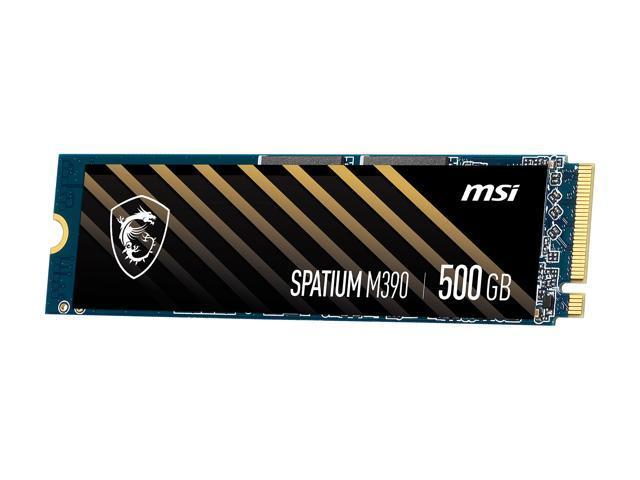 Ổ cứng SSD MSI SPATIUM M390 500GB M.2-2280 PCIe 3.0 X4 NVME slide image 2