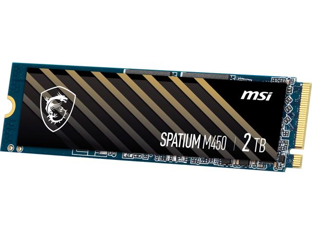 Ổ cứng SSD MSI SPATIUM M450 2TB M.2-2280 PCIe 4.0 X4 NVME slide image 0