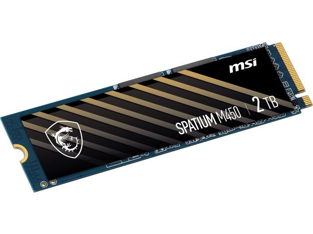 Ổ cứng SSD MSI SPATIUM M450 2TB M.2-2280 PCIe 4.0 X4 NVME slide image 1
