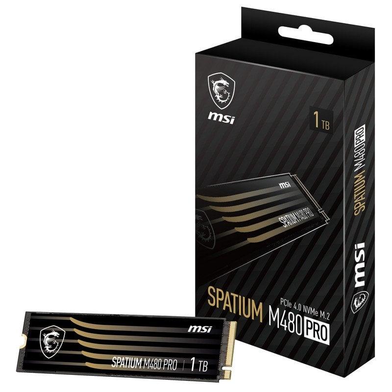 Ổ cứng SSD MSI SPATIUM M480 PRO 1TB M.2-2280 PCIe 4.0 X4 NVME slide image 5