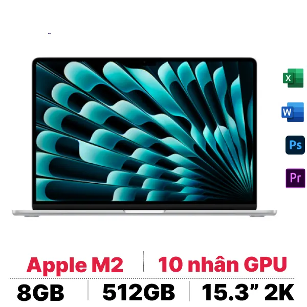 MacBook Air 15 inch M2 2023 8GB 512GB | Chính hãng Apple Việt Nam slide image 0