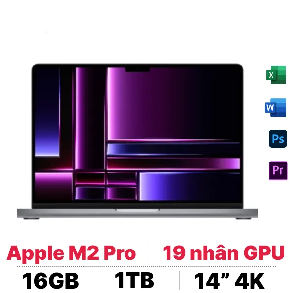 MacBook Pro 14 inch M2 Pro 2023 (12 CPU - 19 GPU 16GB 1TB 2023) slide image 0