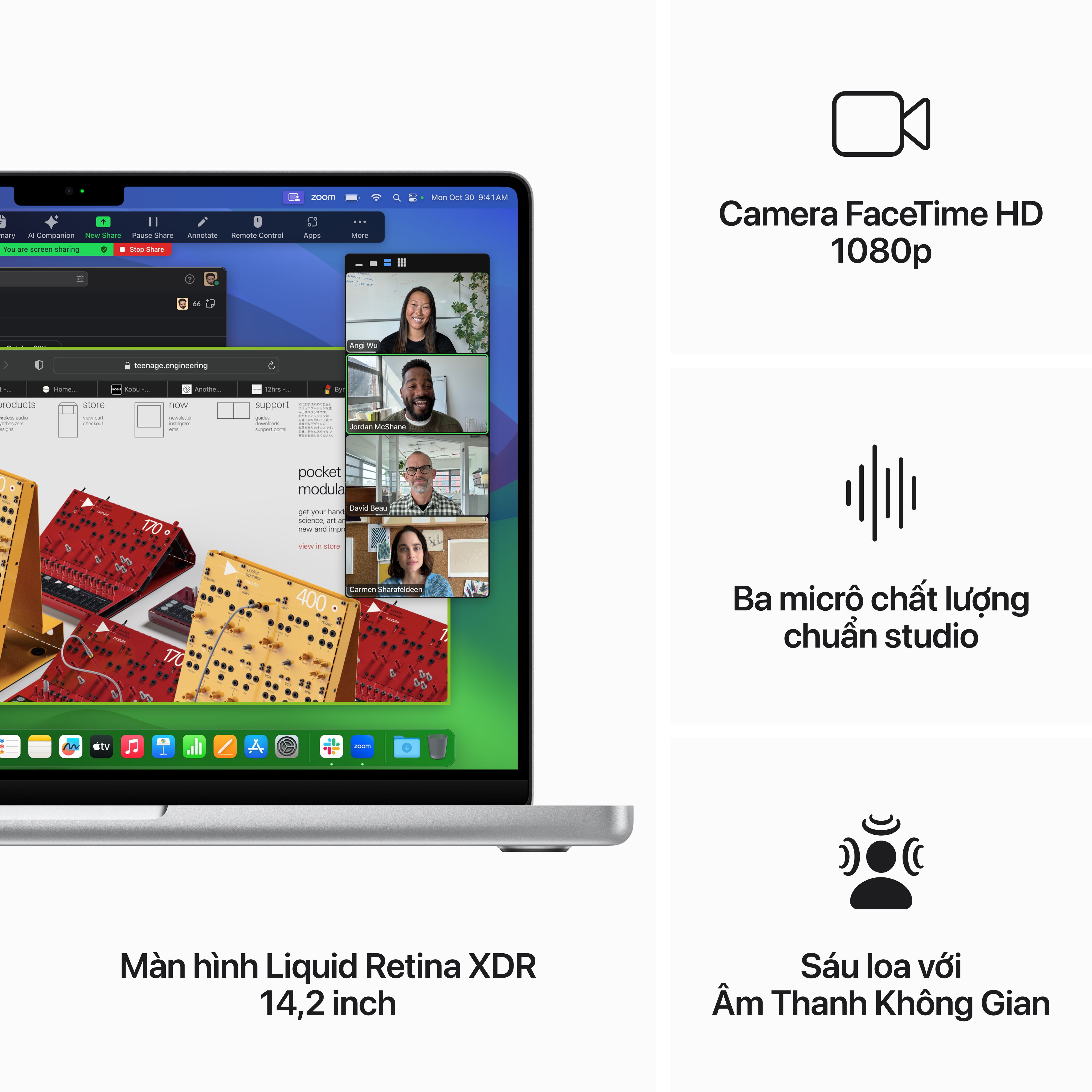 Macbook Pro 14 M3 Pro 18GB - 1TB | Chính hãng Apple Việt Nam slide image 4