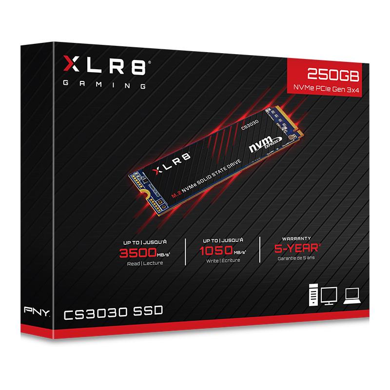 Ổ cứng SSD PNY XLR8 CS3030 250GB M.2-2280 PCIe 3.0 X4 NVME slide image 1