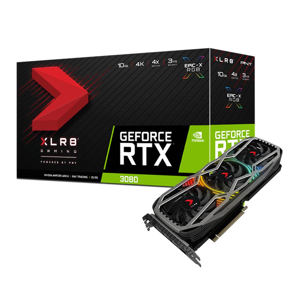 Card đồ họa PNY XLR8 Gaming REVEL EPIC-X RGB GeForce RTX 3080 10GB 10GB slide image 1
