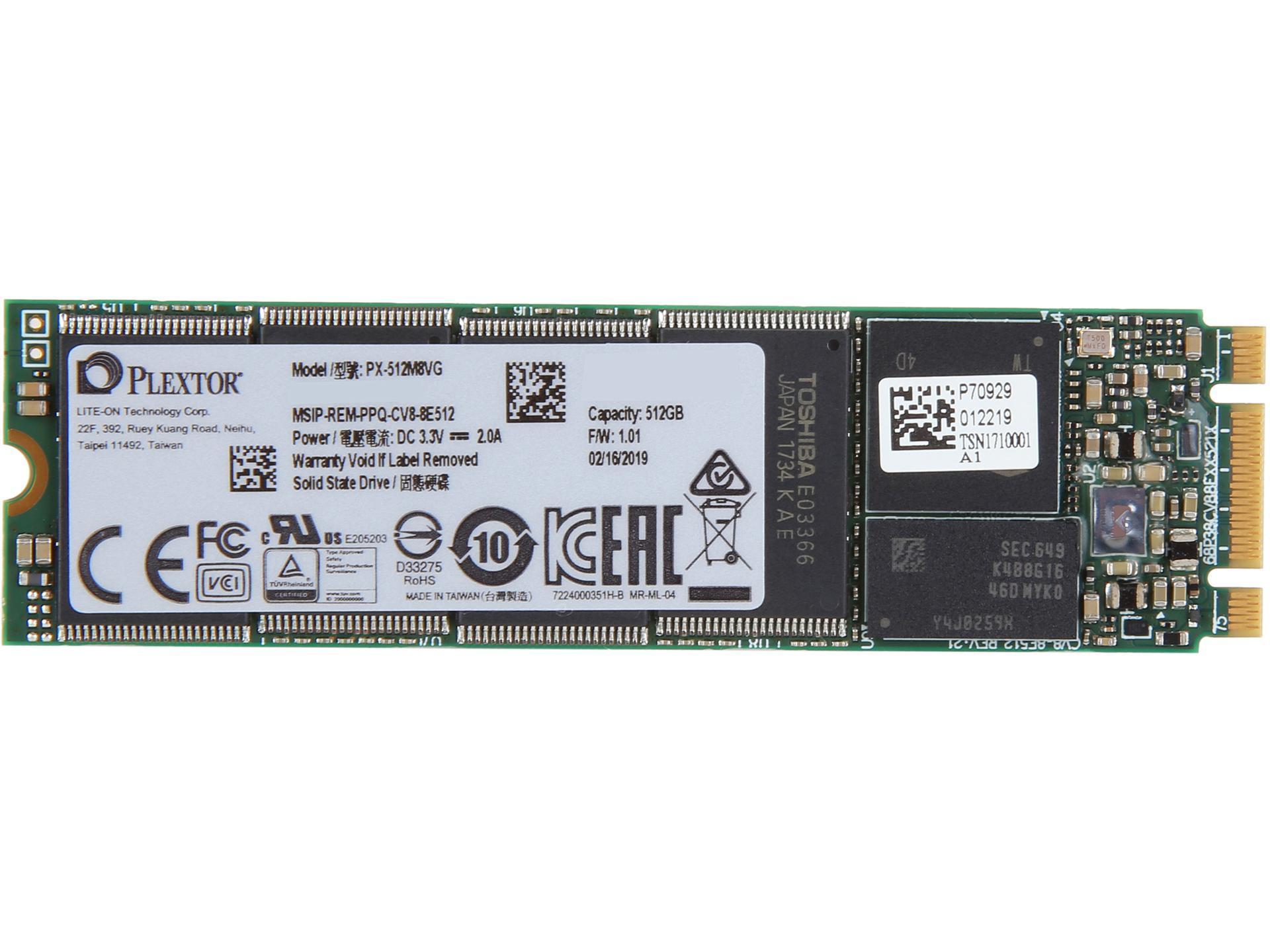 Ổ cứng SSD Plextor M8VG 512GB M.2-2280 SATA slide image 0