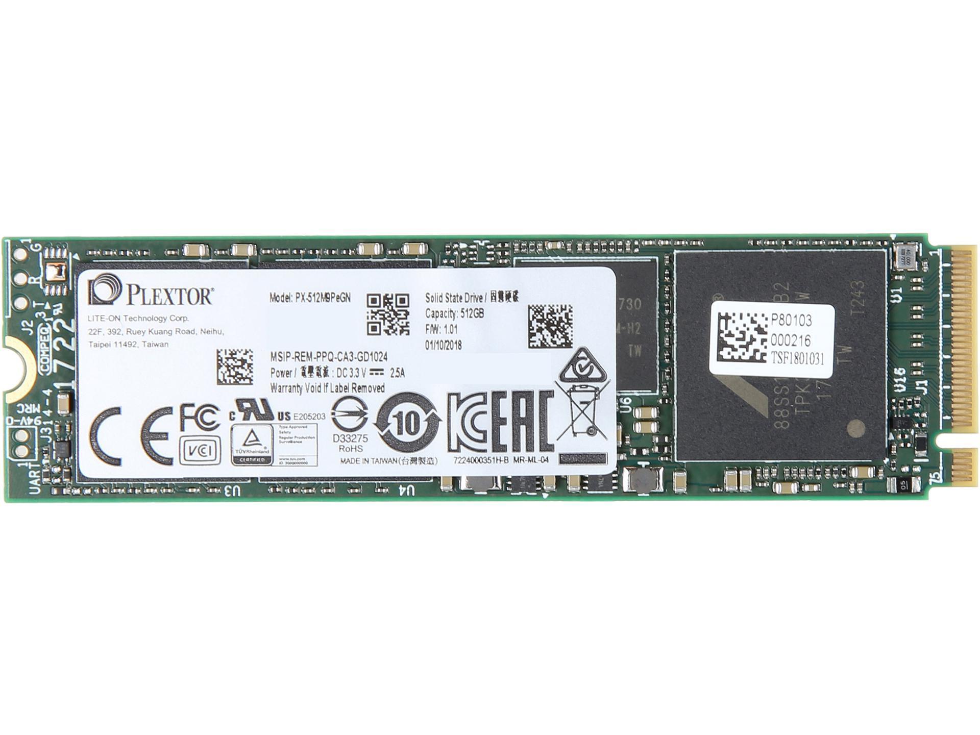 Ổ cứng SSD Plextor M9Pe 512GB M.2-2280 PCIe 3.0 X4 NVME slide image 0