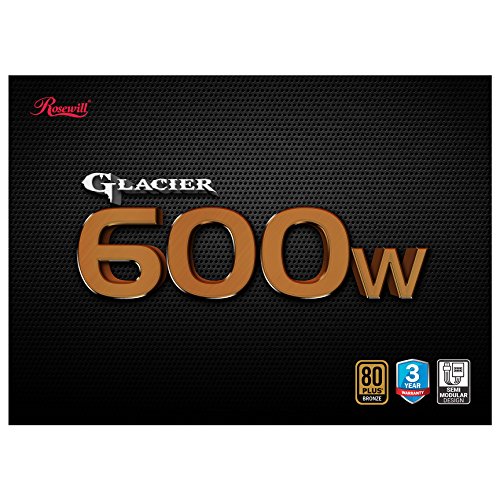 Nguồn máy tính Rosewill Glacier 600M 600W 80+ Bronze ATX slide image 7