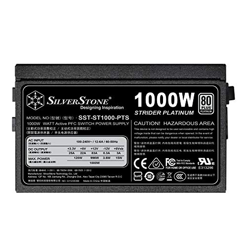 Nguồn máy tính Silverstone Strider Platinum S 1000W 80+ Platinum ATX slide image 2