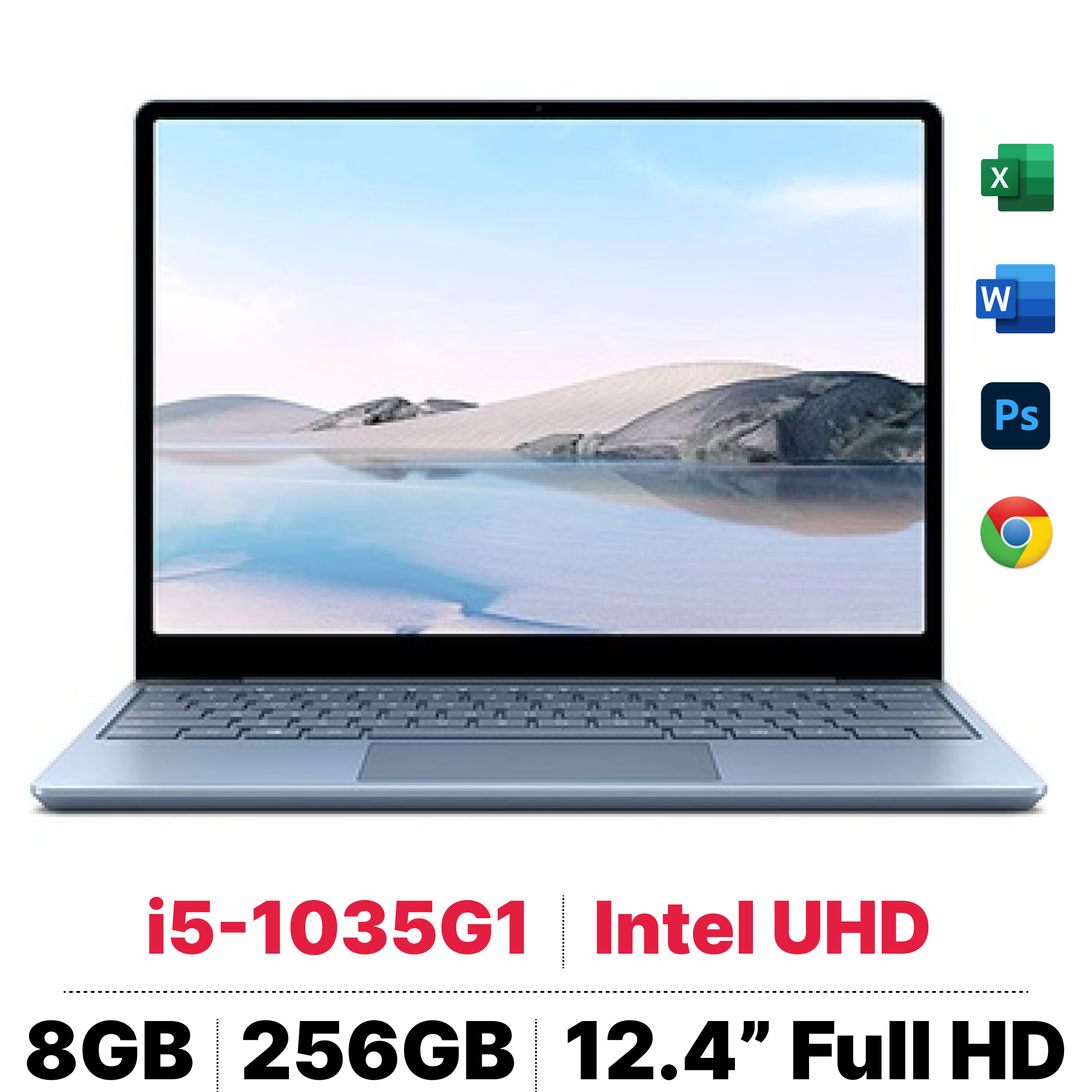 Surface Laptop Go Core i5 / 8GB / 256 GB / 12.4 inch Nhập Khẩu Chính Hãng slide image 0