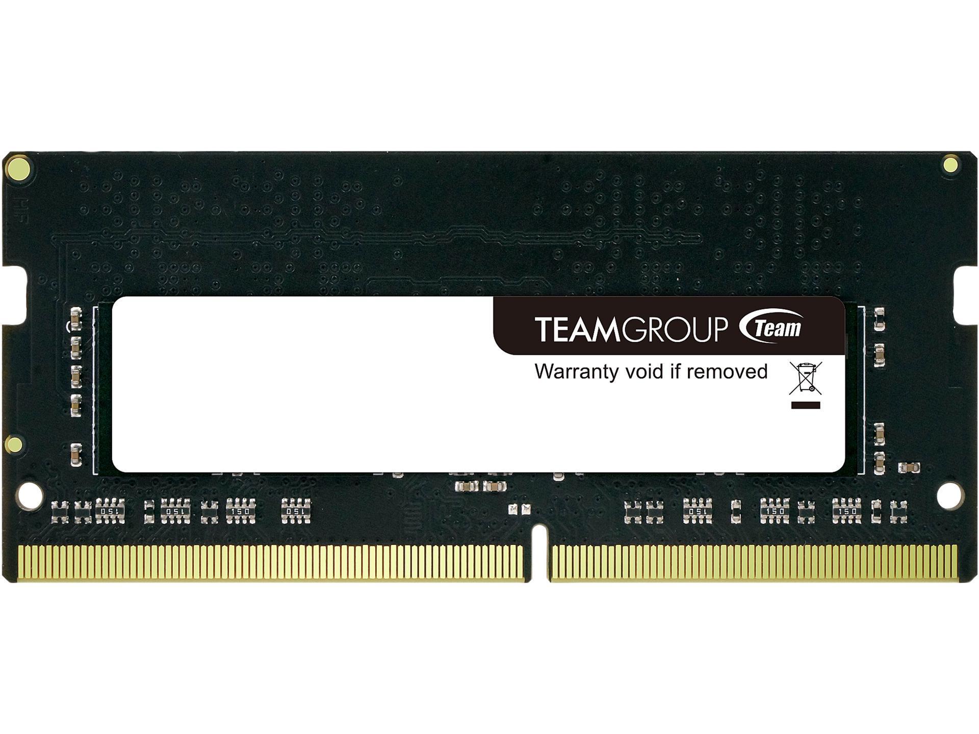 RAM TEAMGROUP Elite 4GB (1x4) DDR4-2666 SODIMM CL19 (TED44G2666C19-S01) slide image 0