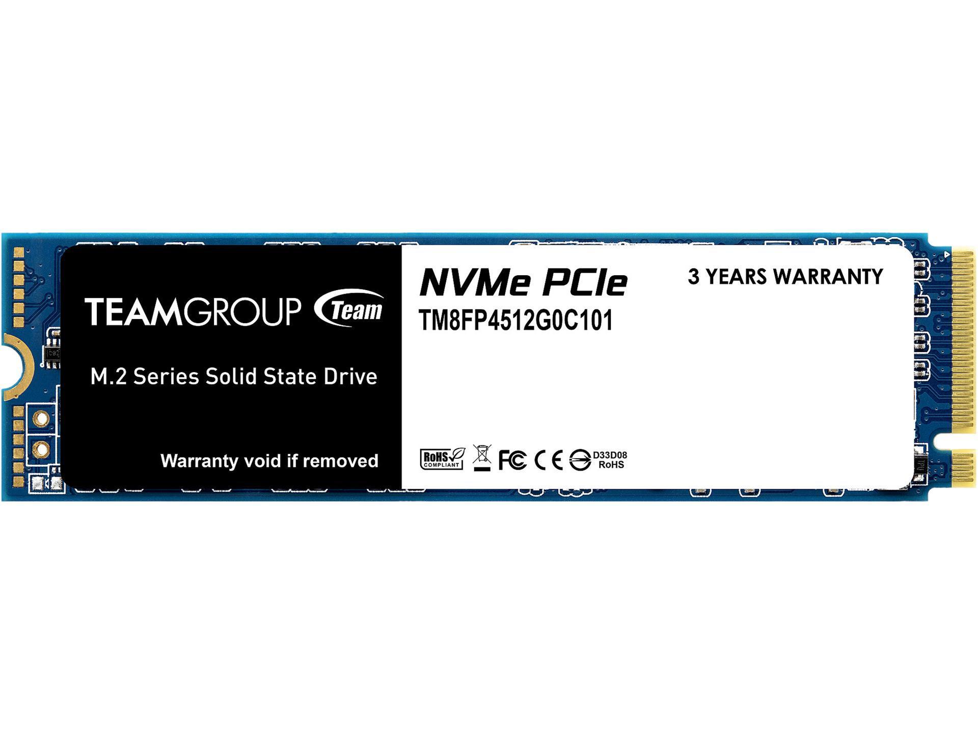 Ổ cứng SSD TEAMGROUP MP34 512GB M.2-2280 PCIe 3.0 X4 NVME slide image 0