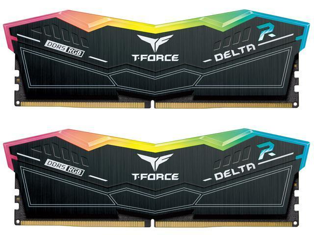 RAM TEAMGROUP T-Force Delta RGB 32GB (2x16) DDR5-6000 CL38 (FF3D532G6000HC38ADC01) slide image 0