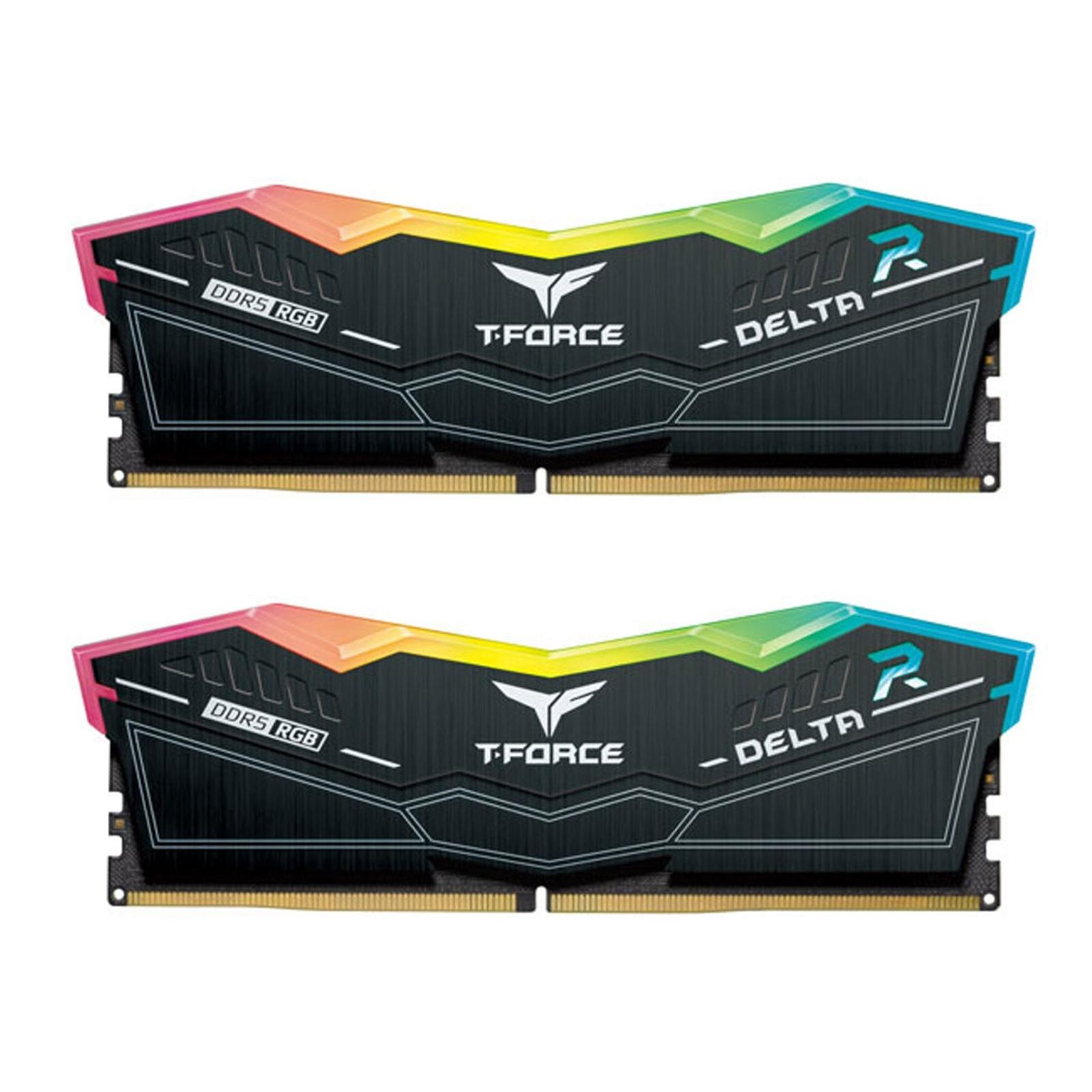 RAM TEAMGROUP T-Force Delta RGB 32GB (2x16) DDR5-6200 CL38 (FF3D532G6200HC38ADC01) slide image 0